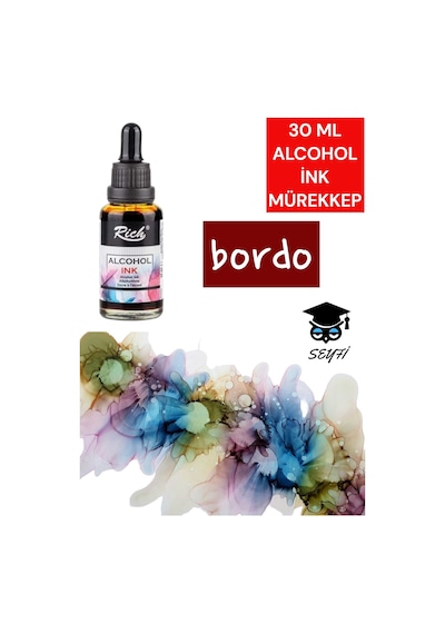 30 Ml Alcohol İnk Mürekkep Kahverengi
