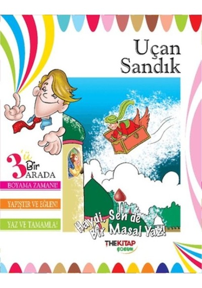Uçan Sandık Üçü Bir Arada Etkinlik Kitabı - Yqbx-764863