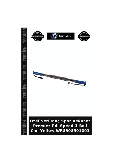 Özel Seri Maç Spor Rekabet Premıer Pdl Speed 3 Ball Can Yellow Wr8908501001