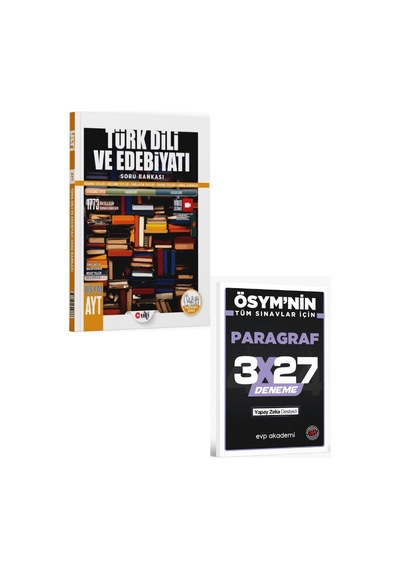 2027 Ulti 2027 Ayt Türk Dili Ve Edebiyatı Soru Bankası+ Evp Akademi Paragraf