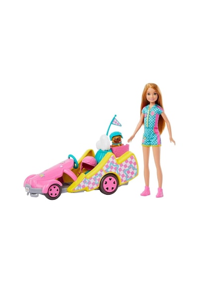Barbie Stacie Go-Kart Yapıyor Oyun Seti HRM08