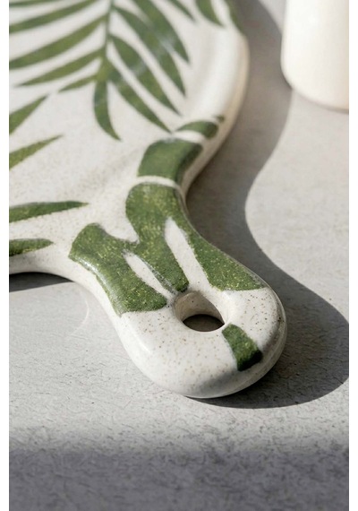 Green Forest Peynir Sunum Tabağı 26 Cm Çok Renkli