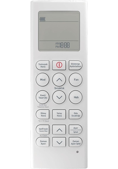 Arçelik 40510 Klima Kumandası-7000 Btu