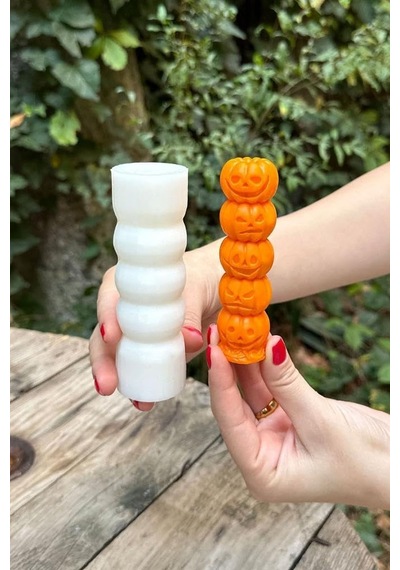 Kabak Totem Tekli Mum Kalıbı Silikon 1 Adet Diğer