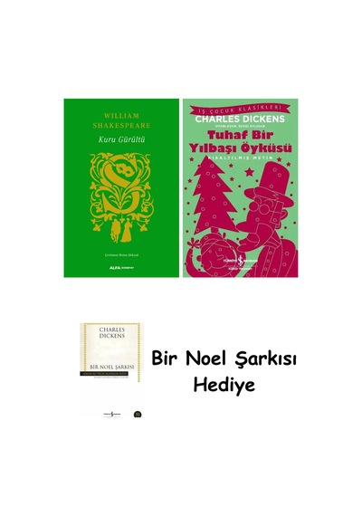 Kuru Gürültü Ciltli + Tuhaf Bir Yılbaşı Öyküsü + Bir Noel Şarkısı