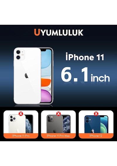 İphone 12/12 Pro Şeffaf Magsafe Uyumlu Kılıf Darbeye Dayanıklı Şeffaf Telefon Kılıfı Kamera Koruyucu İnce Ve Şık Tasarım Seffaf