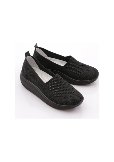 Dgn 4510 Kadin Comfort Ayakkabi Siyah