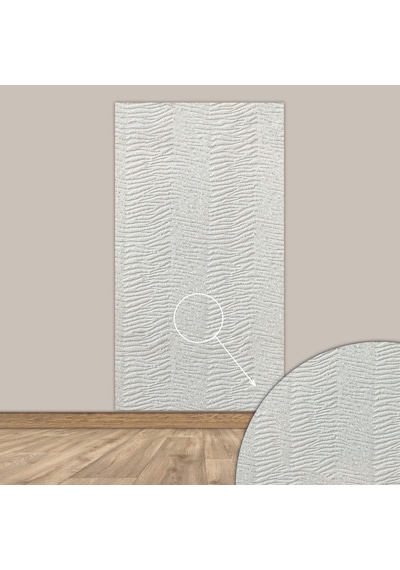 Tink 3d Kendinden Yapışkanlı Akustik Keçe Panel Duvar Kağıdı Desenli 52x98 Cm 2 Adet 1 M² Beyaz