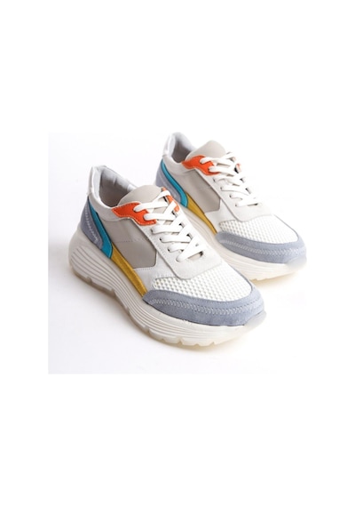 Mubiano Hakiki Deri Collection Kadın Spor Ayakkabı & Sneaker Gri -mcrgn6051-gr Gri