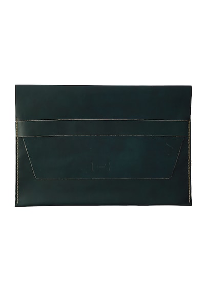 İcase Marka Apple Uyumlu MacBook Air-pro M1-m2-m3-m4 Hakiki Deri Kılıf