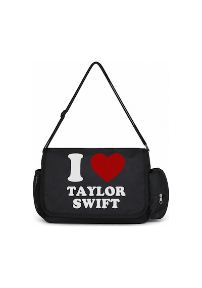 Sevbano Taylor Swift Şarkıcı Baskılı Unisex Okul, Spor, Ofis Çok Amaçlı P Siyah