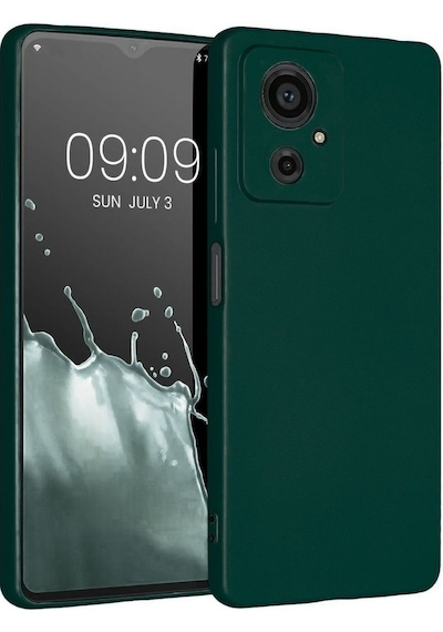 General Mobile GM 23 SE Uyumlu Silikon Kılıf - Kamera Korumalı Esnek Pastel Renk Kapak - Yeşil