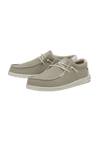 Off Whıte Sneaker Günlük Erkek Hd.40003 Hey Dude Wally Braid Beyaz