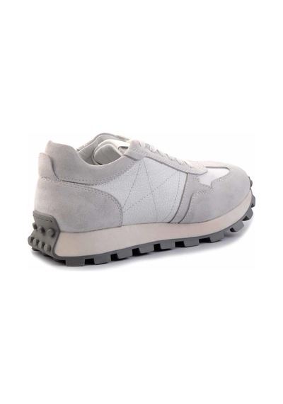 Bambi Beyaz Beyaz Leather Erkek Sneaker E01585731902 Beyaz