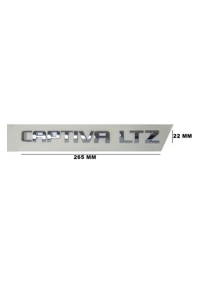 Chevrolet Uyumlu Captıva Ltz Krom Yazı