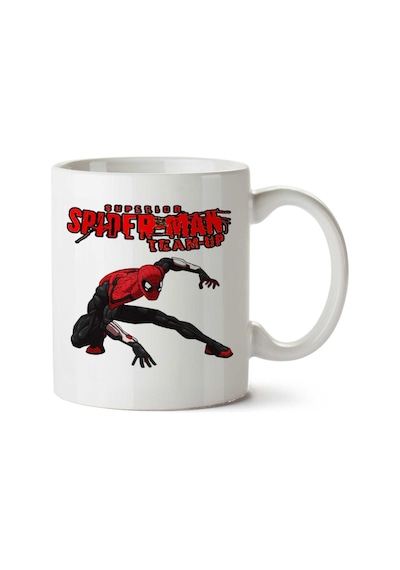 Spider Man Örümcek Adam Superior İki Tarafı Baskılı Kupa Bardak Çok Renkli