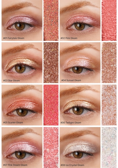 Mücevher Parlaklığında Yoğun Pigmentli Tekli Far Cre'ars Glitter Bomb Eyeshadow 01 Fairytale Gleam 80536417