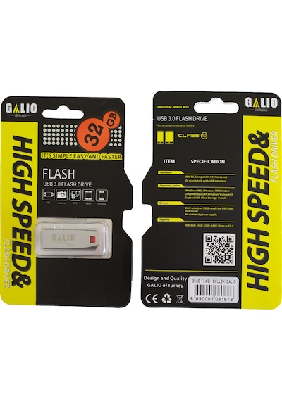 Galio 32 GB USB 3.0 Flash Bellek Galio 32 GB USB 3.0 Flash Bellek
