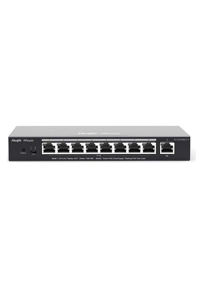Ruıjıe 8port 120w Full Poe Reyee Rg-es209gc-p Gıgabıt Yönetilebilir Switch Masaüstü