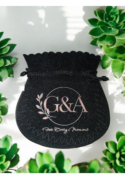 G&a Jewels - Yonca - 925 Ayar Gümüş 0.01ct Pırlanta Taşlı Kırmızı İpli Bileklik Gümüş - Kırmızı