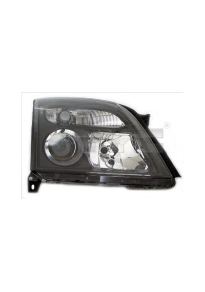 Opel Vectra 2002-2005 Ön Far Siyah Sağ Oem No: 93172954