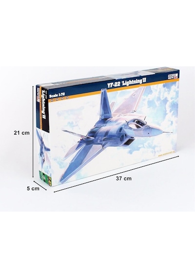 Mistercraft F007 1/72 Yf-22 Lightning Iı Savaş Uçağı Plastik Model Kiti-50468