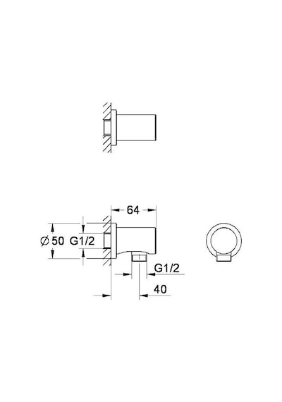 Grohe Rainshower  Duş Çıkış Dirseği - 27057000 Krom