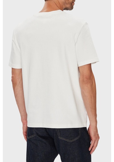 Calvin Klein Erkek T Shirt Lv04lc241g Yaf Beyaz Beyaz