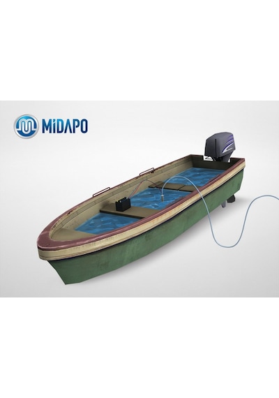 Midapo 12 V Çakmaklı Küçük Dalgıç Pompa Su Pompası Mazot Pompası N11.809