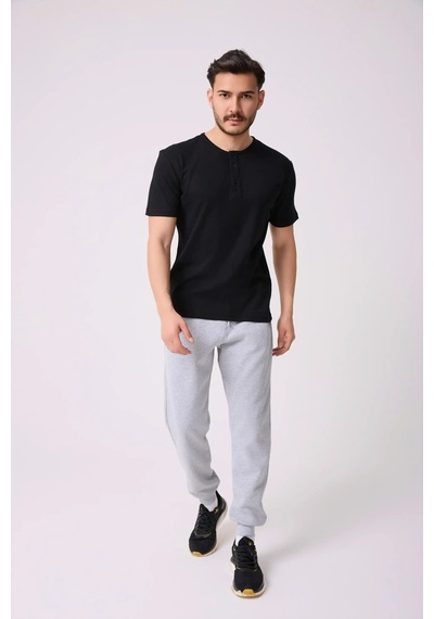 Defys Erkek Henley Yaka %100 Pamuklu Dokulu Kumaştan Kısa Kollu Günlük Basic Siyah Tişört Siyah - 852146174 Siyah Defys Erkek Henley Yaka %100 Pamuklu Dokulu Kumaştan Kısa Kollu Günlük Basic Siyah Tişört Siyah - 852146174 Siyah