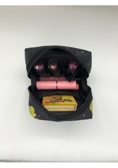 Family Çanta İçi Mini Kozmetik Makyaj Ped Maske Çantası