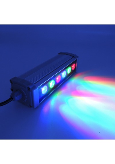 Led Aydınlatma Wall Washer Duvar Boyama 20 Cm 6w Rgb Kumandalı
