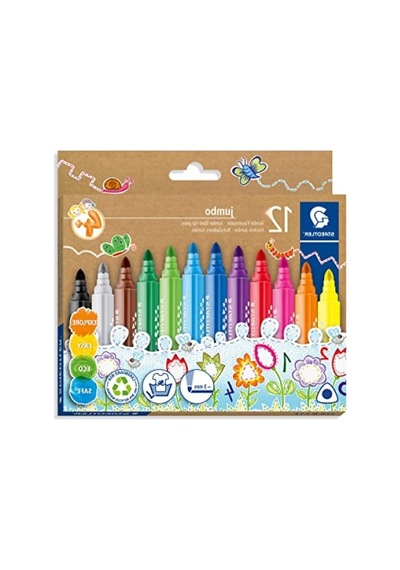 Jumbo Üçgen Keçeli Kalem Seti - 3 Mm