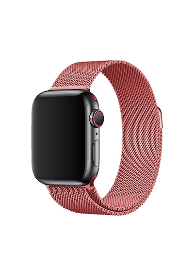 E2M Apple Uyumlu  Watch 42-44mm KRD-01 Metal Hasır Koyu Pe