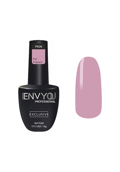 Envy Kalıcı Oje For French Collection Yarı Şeffaf Pion Pembe Kalıcı Oje 10gr