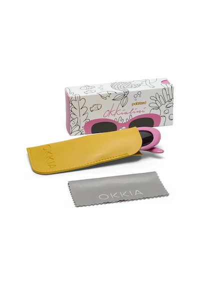 Okkialini Paris Bambina Çocuk Güneş Gözlüğü Pembe 3/5 Yaş Pembe