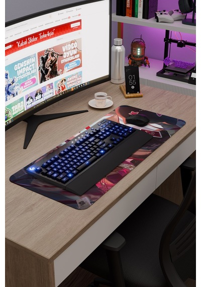 Lyney Genshin Impact Anime Gacha V4 - 70x30 Xl Gaming Mouse Pad Fare Altlığı