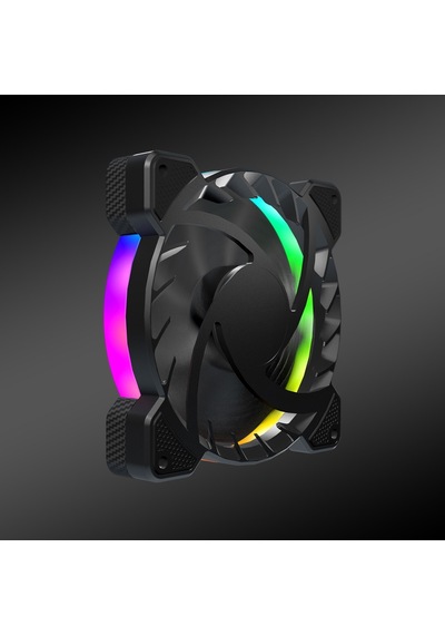 Cougar 120Mm Vortex Rgb Cf-V12Fb-Rgb Rgb Siyah 3-Lü Paket Kasa Fa