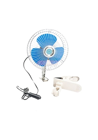 Vantilatör 12V Metal 6'' Mandallı
