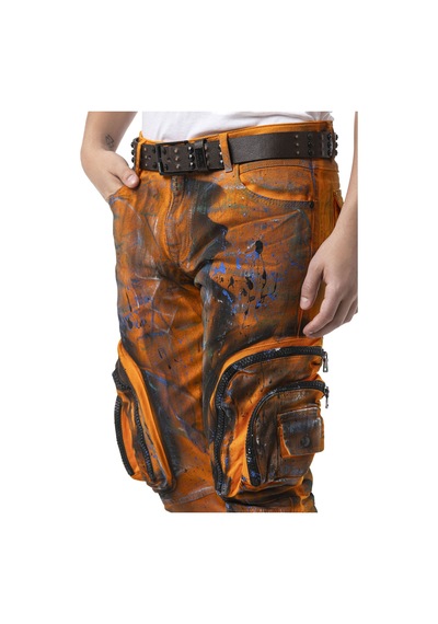 Cd902 Erkek Kargo Pantolon Turuncu