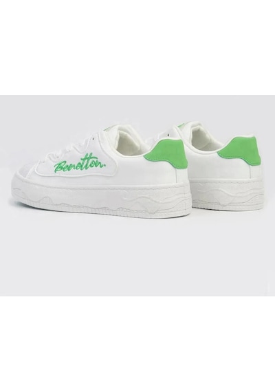 United Colors Of Benetton Benetton 10102 İthal Deri Benetton Yazı Detaylı Bağcıklı Tam Ortopedik Kadın Spor Ayakkabı 001 United Colors Of Benetton Benetton 10102 İthal Deri Benetton Yazı Detaylı Bağcıklı Tam Ortopedik Kadın Spor Ayakkabı 001