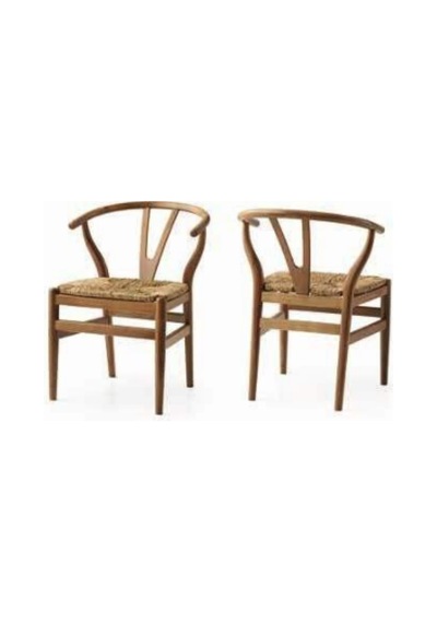 Wishbone Sandalye Ceviz Renk Modern Tasarım Mutfak Ve Salon Sandalyesi Şık Ve Dayanıklı Çok Renkli