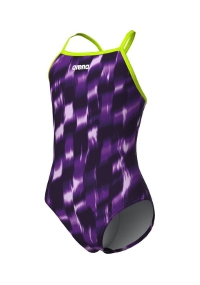 Arena G Wave Swimsuit Lightdrop Back Kız Çocuk Yüzücü Mayosu 011740900 Çok Renkli