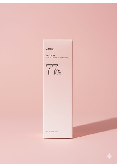 Nua Peach 77% Naıacın Condıtıonıng Mılk. Şeftali Ve Niasinamid İçeren Süt Losyonu 150 Ml