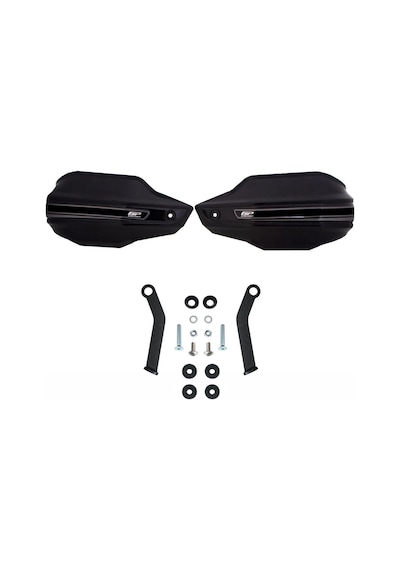 GP Kompozit Triumph Tiger Sport 660 2023-2024 Uyumlu Plastik Elcik Koruma Siyah