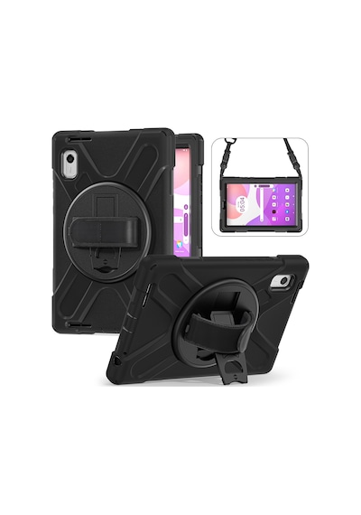 Lenovo Tab M9 Defender Zırhlı Tam Koruma Silikon Kapaklı Kılıf