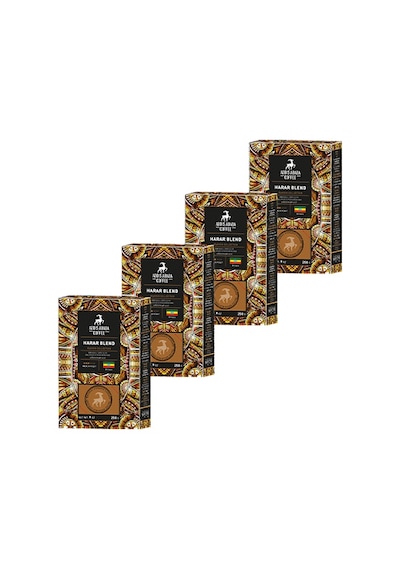 Addis Ababa Coffee Harar Blend Çekirdek Kahve 4 x 250 G