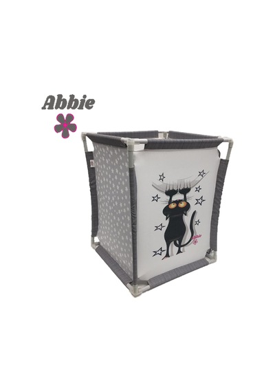 Abbie Oyuncak Sepeti Sepet Siyah Kedi Gri