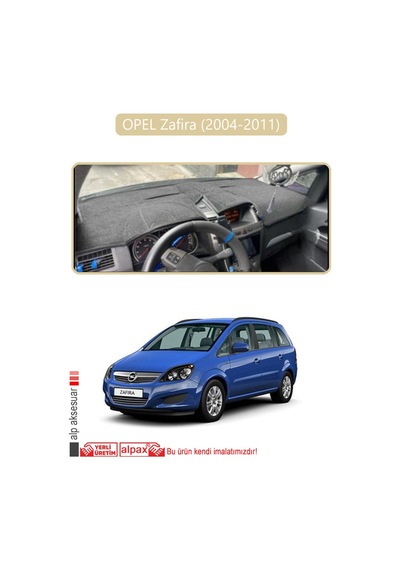 Opel Zafira 2004-2011 Torpido Koruma Halısı Bej Kenar