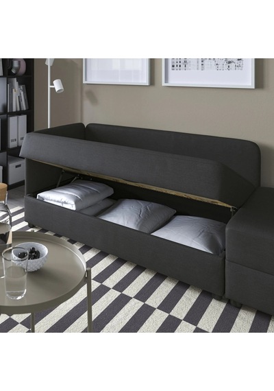 Ikea Gri Konforlu Kanepe - 2'li Yataklı Kanepe